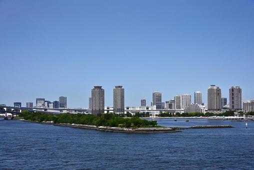 Hình ảnh, cảng tokyo, biển, đồn, 