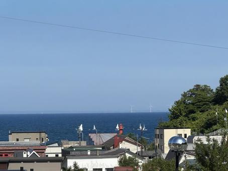 Photo, otaru, sea, landscape, 