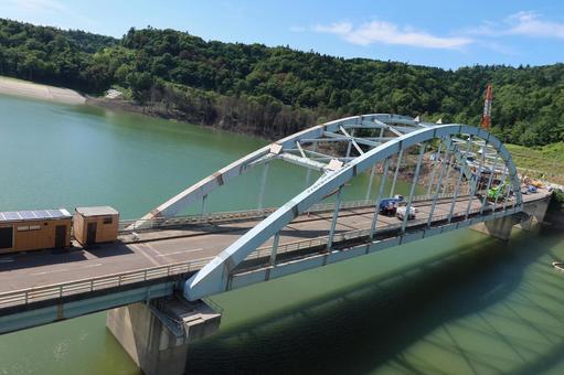 Photo, bridge, abandoned bridge, katsurazawa bridge, 