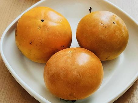 柿 柿,かき,果物の写真素材