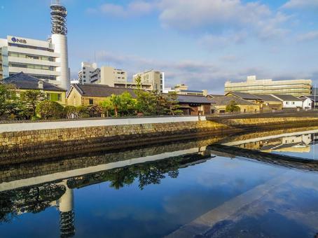 【長崎県】長崎市の出島 出島,出島表門橋,長崎県の写真素材