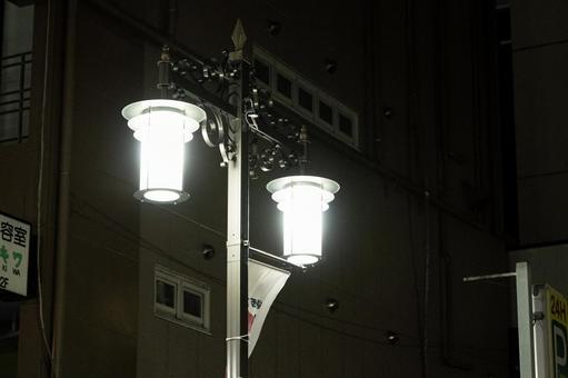 street lights at night, JPG