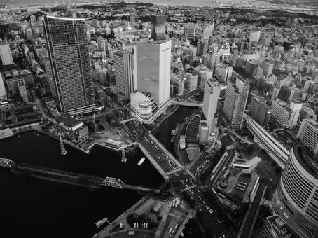 横浜のビル群 横浜のビル群の写真