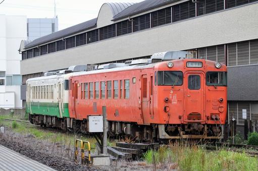 小湊鉄道、キハ40型、2両編成 小湊鉄道,キハ,40の写真素材