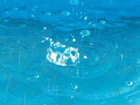 水はねボケ背景-33の写真