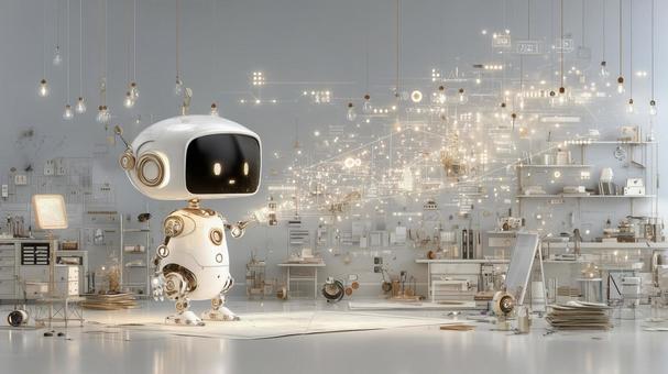 ミニロボットと光の設計図 ミニロボットと光の設計図の写真