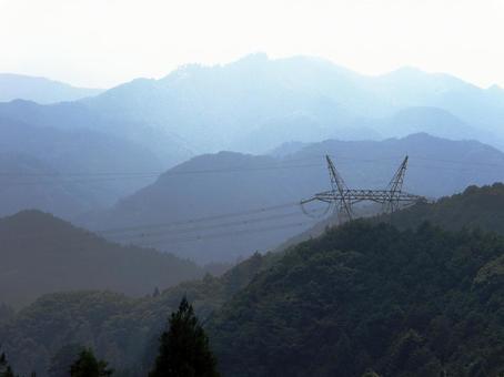 鉄塔がある風景 鉄塔がある風景の写真