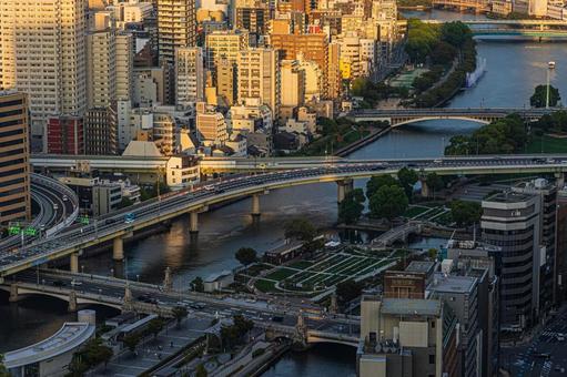 都市景観 都市景観 ステーションワン,淀屋橋,大阪の写真素材