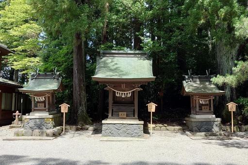 富山県-雄山神社-前立社壇-摂末社 富山県-雄山神社-前立社壇-摂末社 雄山神社,前立社壇,越中国の写真素材