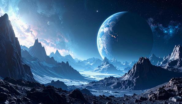 壮大な宇宙の風景 壮大な宇宙の風景の写真