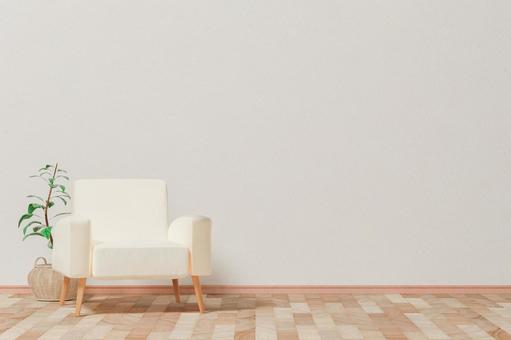 Living room mockup. Foliage plant. sofa. Plain wall. Flooring. Living room mockup. Foliage plant. sofa. Plain wall. Flooring.