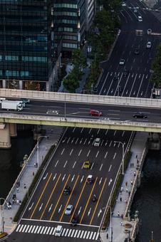 都市景観 都市景観 ステーションワン,淀屋橋,大阪の写真素材