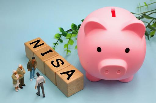 NISAのイメージ nisa,旧nisa,新nisaの写真素材