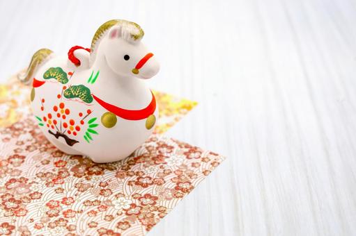 午年　お正月素材 年賀状,午,2026の写真素材