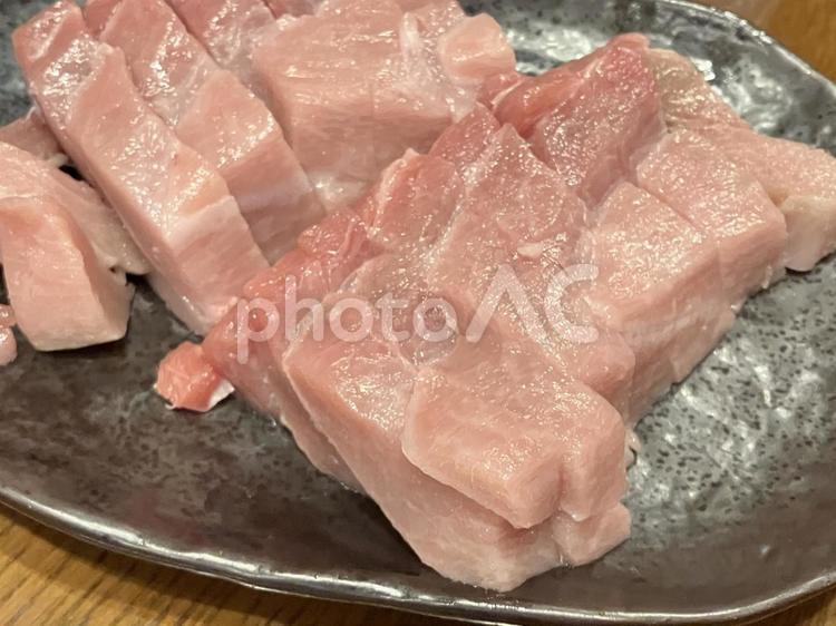 生の天然本マグロの大トロの刺身 魚,鮮魚,魚介類の写真素材