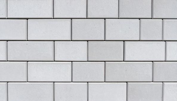 コンクリートブロックの壁 コンクリートブロックの壁の写真