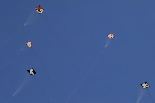 浜松まつり 凧揚げ合戦 凧揚げ合戦,浜松まつり,凧揚げの写真素材