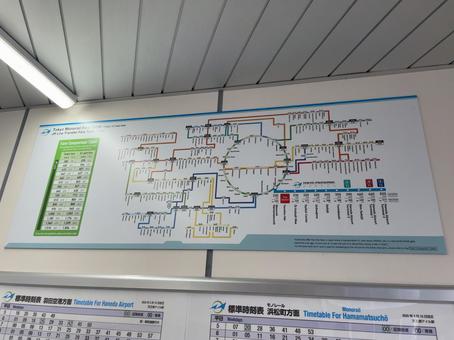 天王洲アイル駅 運賃表 天王洲アイル駅 運賃表 鉄道,電車,列車の写真素材