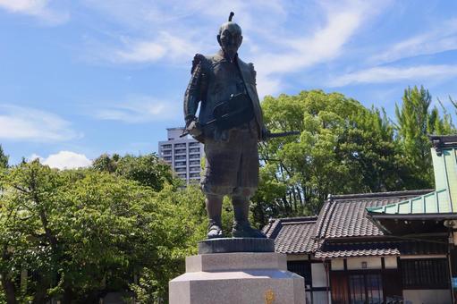 豊國神社の豊臣秀吉像01 豊國神社の豊臣秀吉像01 豊臣秀吉像,豊國神社,豊臣秀吉の写真素材