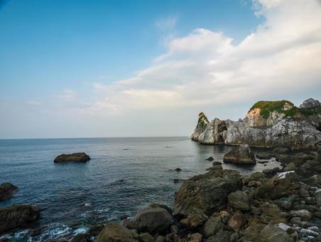 白崎海岸01 白崎海岸01 和歌山県,日高郡由良町,白崎海岸の写真素材