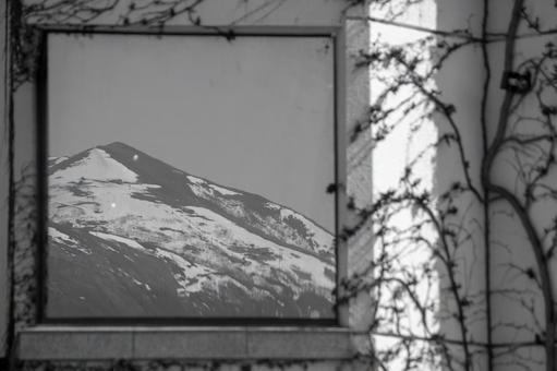 有島記念館、モノクロスケッチ 有島記念館、モノクロスケッチの写真