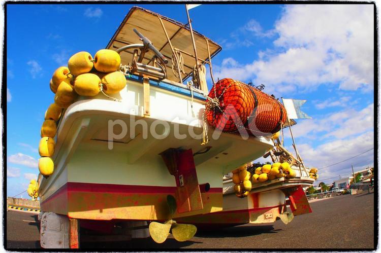 喜界島の風景 boat,colorful,imageの写真素材