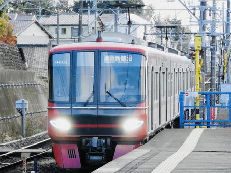 犬山遊園駅に到着する名鉄犬山線準急電車3 犬山遊園駅に到着する名鉄犬山線準急電車3 犬山線,名鉄,名鉄線の写真素材