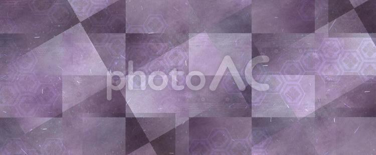 和柄と格子デザインが美しい和紙の壁 和紙,和柄,紙の写真素材