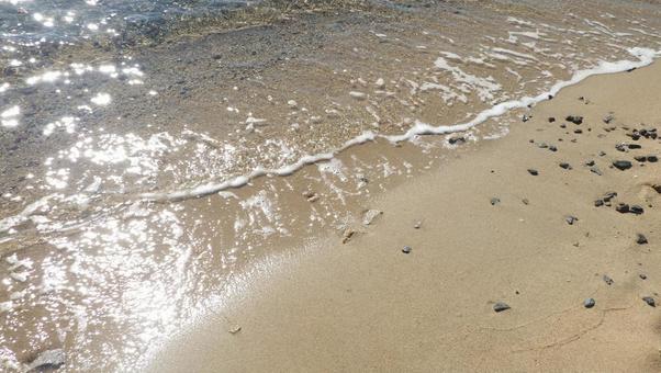 波打ち際 海,波打ち際,波の写真素材