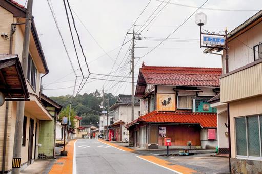島根・邑南町矢上の町並み 島根・邑南町矢上の町並みの写真