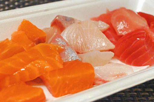 海鮮盛り 刺身,魚介類,盛り合わせの写真素材