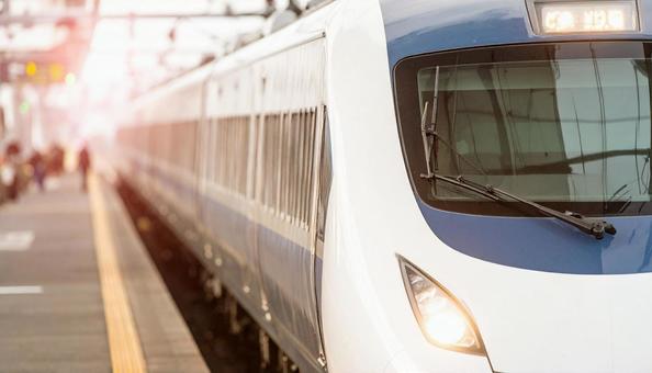 鉄道車両の側面 鉄道車両の側面の写真