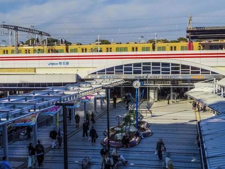 【兵庫県】明石市・明石駅東口 明石駅,山陽明石駅,明石市の写真素材