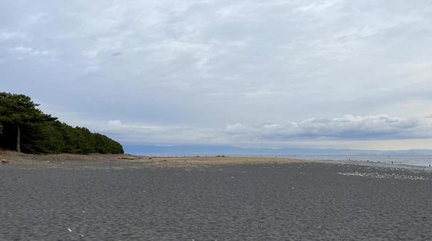 浜砂 浜砂 三保,松原,海の写真素材