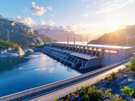 水力発電 水力発電の写真
