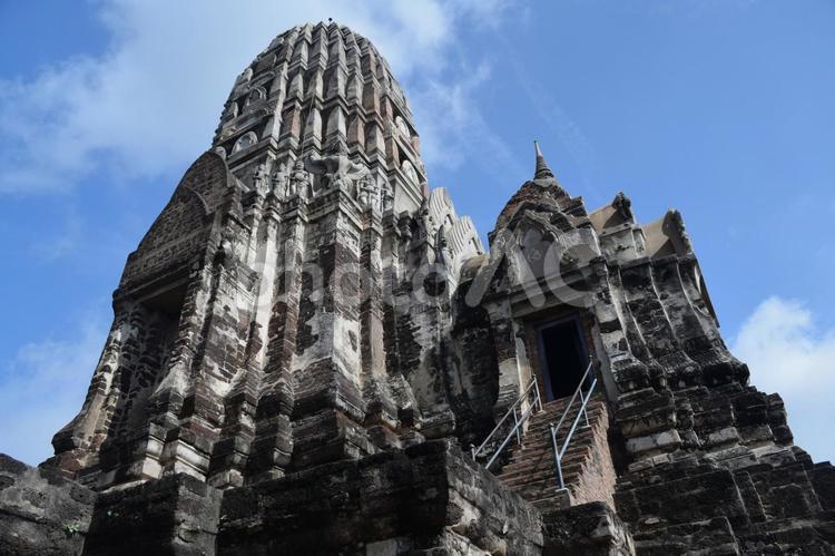 アユタヤ遺跡の寺院 アユタヤ,タイ,世界遺産の写真素材