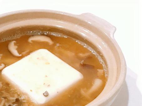豆腐スープ 豆腐スープ 豆腐スープ,豆腐茸スープ,豆腐きのこスープの写真素材