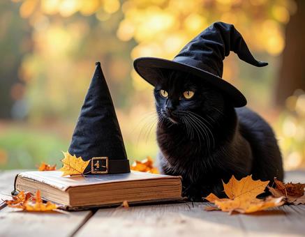 魔女の猫の写真