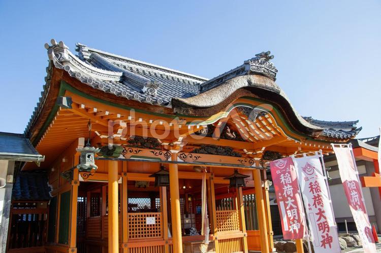 豊国神社 出世稲荷神社 豊国神社,出世稲荷神社,長浜市の写真素材