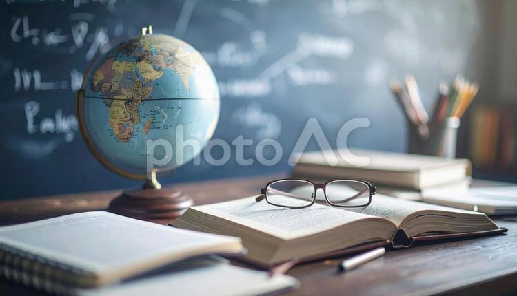 勉強のイメージ 学校,授業,書籍の写真素材