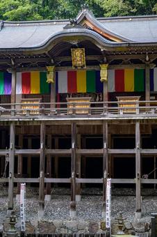 狸谷山不動院の舞台 舞台,寺,寺院の写真素材