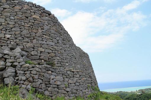 今帰仁城2 今帰仁城2 今帰仁城,城址,世界遺産の写真素材