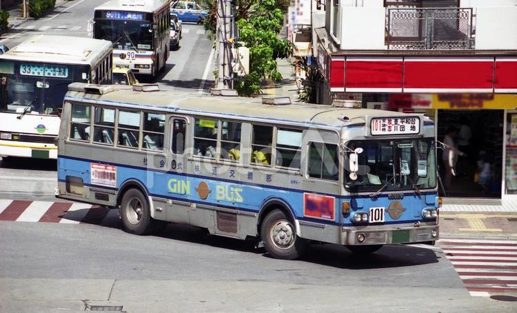 いすゞ　BU04　レトロバス　２００３年 大型バス,バス,路線バスの写真素材