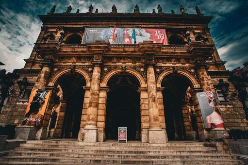 ハンガリー国立歌劇場 大聖堂,建築,石造りの写真素材