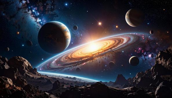 幻想的な宇宙 幻想的な宇宙の写真