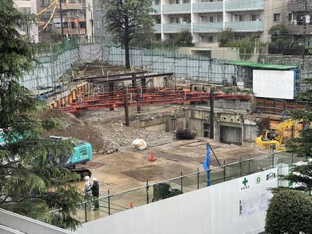 東京2021:タワーマンション建設現場 東京2021:タワーマンション建設現場 タワー,マンション,建設の写真素材