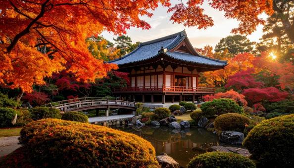 秋の紅葉 秋の紅葉の写真