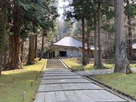 中尊寺金色堂 中尊寺,金色堂,覆堂の写真素材