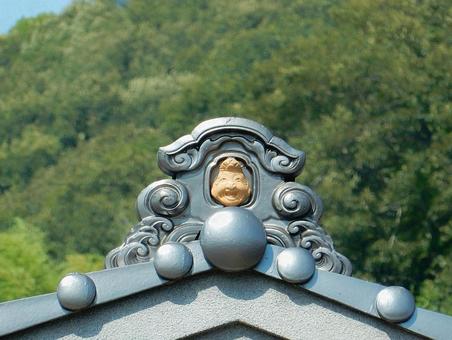 【風景写真】鬼瓦 【風景写真】鬼瓦の写真