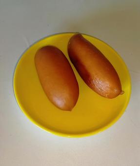 短いフランクフルト 短いフランクフルトの写真